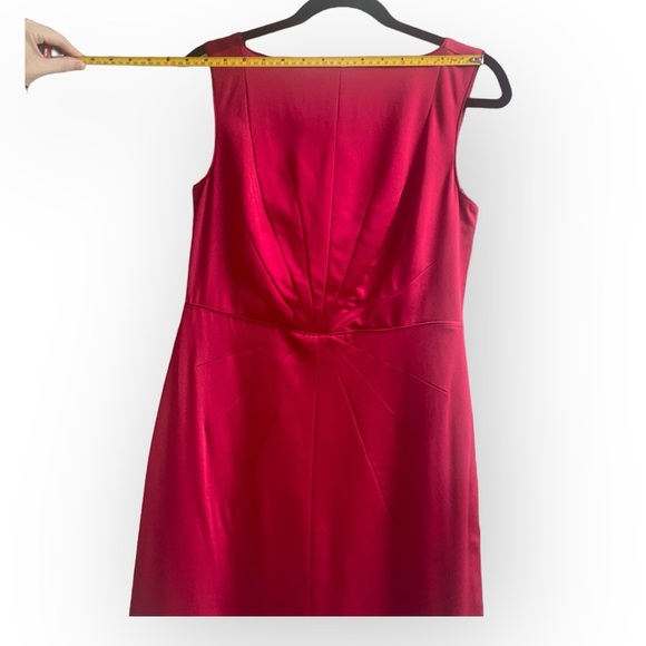 Banana Republic red cocktail dress size 4 - Picture 6 of 10